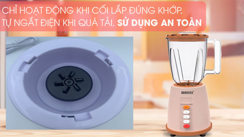 Máy xay sinh tố Lorente LT-2566 - Hàng chính hãng