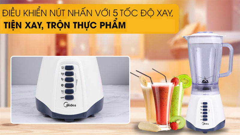 Máy xay sinh tố Midea MJ-BL50P - Hàng chính hãng