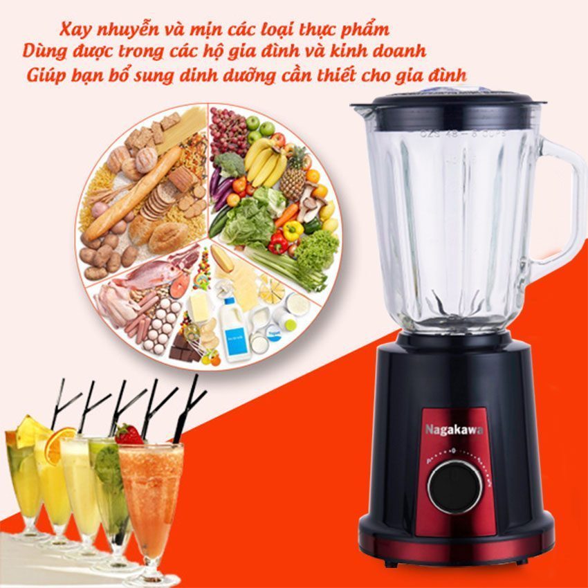 Chức năng của máy xay sinh tố Nagakawa NAG0813