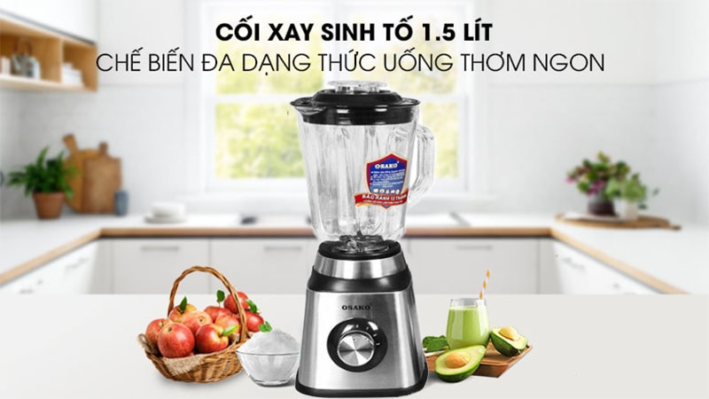 Dung tích của Máy xay sinh tố Osako ST-03