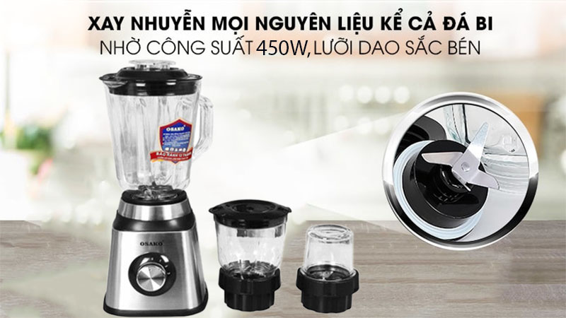 Công suất của Máy xay sinh tố Osako ST-03
