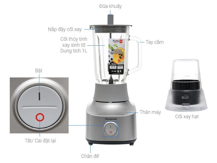 Chi tiết của máy xay sinh tố Panasonic MX-M300SRA