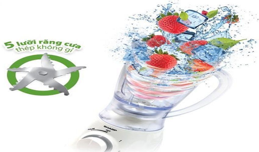 Máy xay sinh tố Sharp EM-ICE2V - Hàng chính hãng