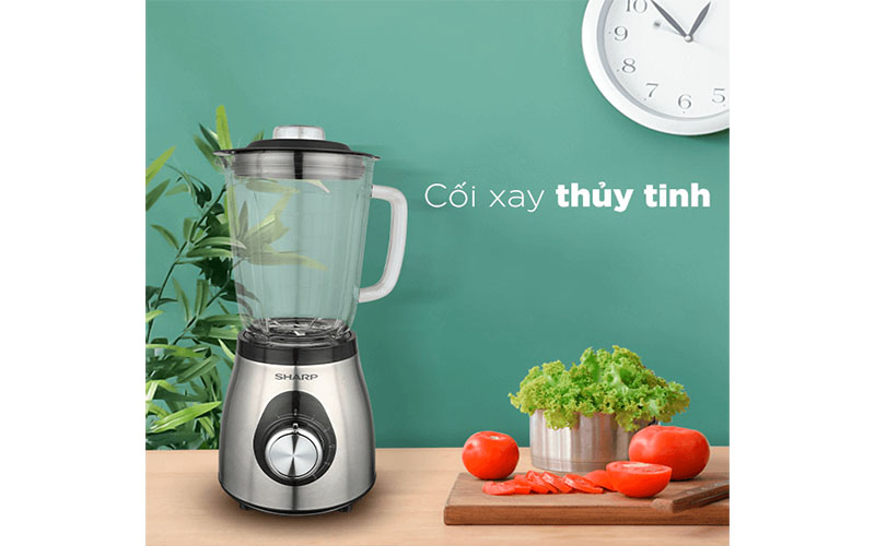 Máy xay sinh tố Sharp EM-S155GV-ST - Hàng chính hãng