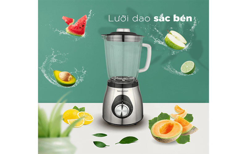 Máy xay sinh tố Sharp EM-S155GV-ST - Hàng chính hãng