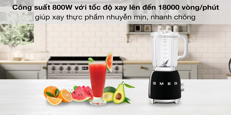 Máy xay sinh tố Smeg BLF01 - Hàng chính hãng