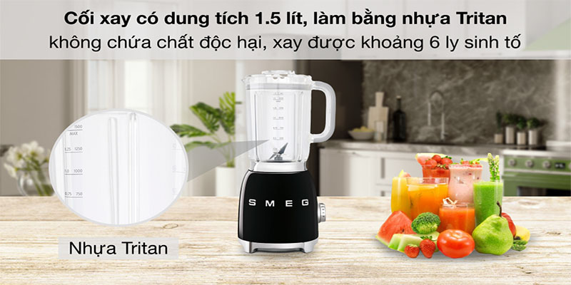 Máy xay sinh tố Smeg BLF01 - Hàng chính hãng