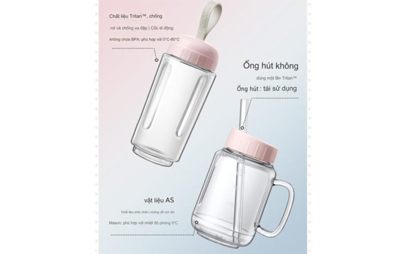 Máy xay sinh tố cầm tay Bear LLJ-C04W1 - Hàng chính hãng