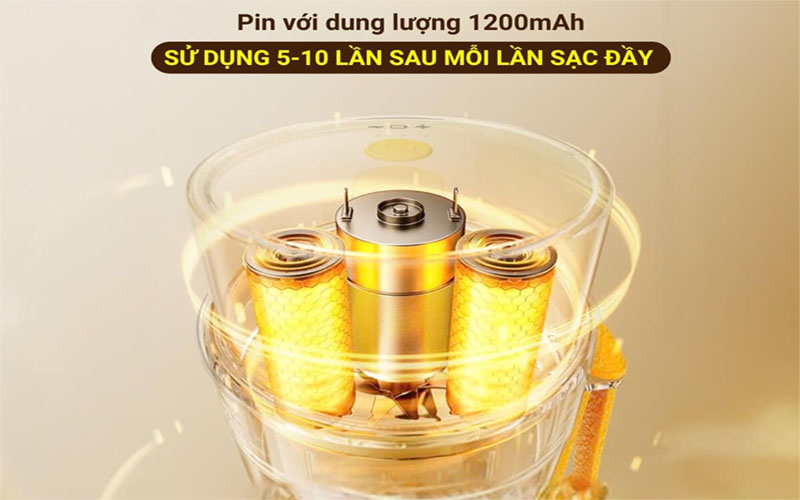 Máy xay sinh tố cầm tay Bear SB-MX04K - Hàng chính hãng