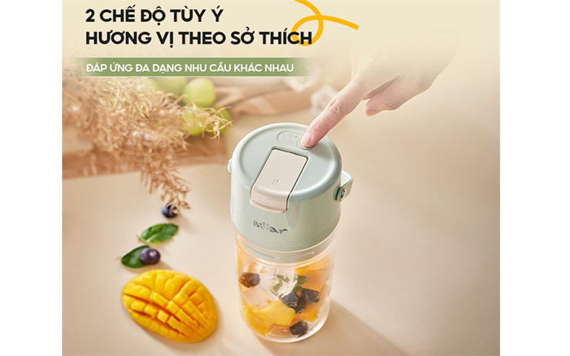 Máy xay sinh tố cầm tay Bear SB-MX04X - Hàng chính hãng