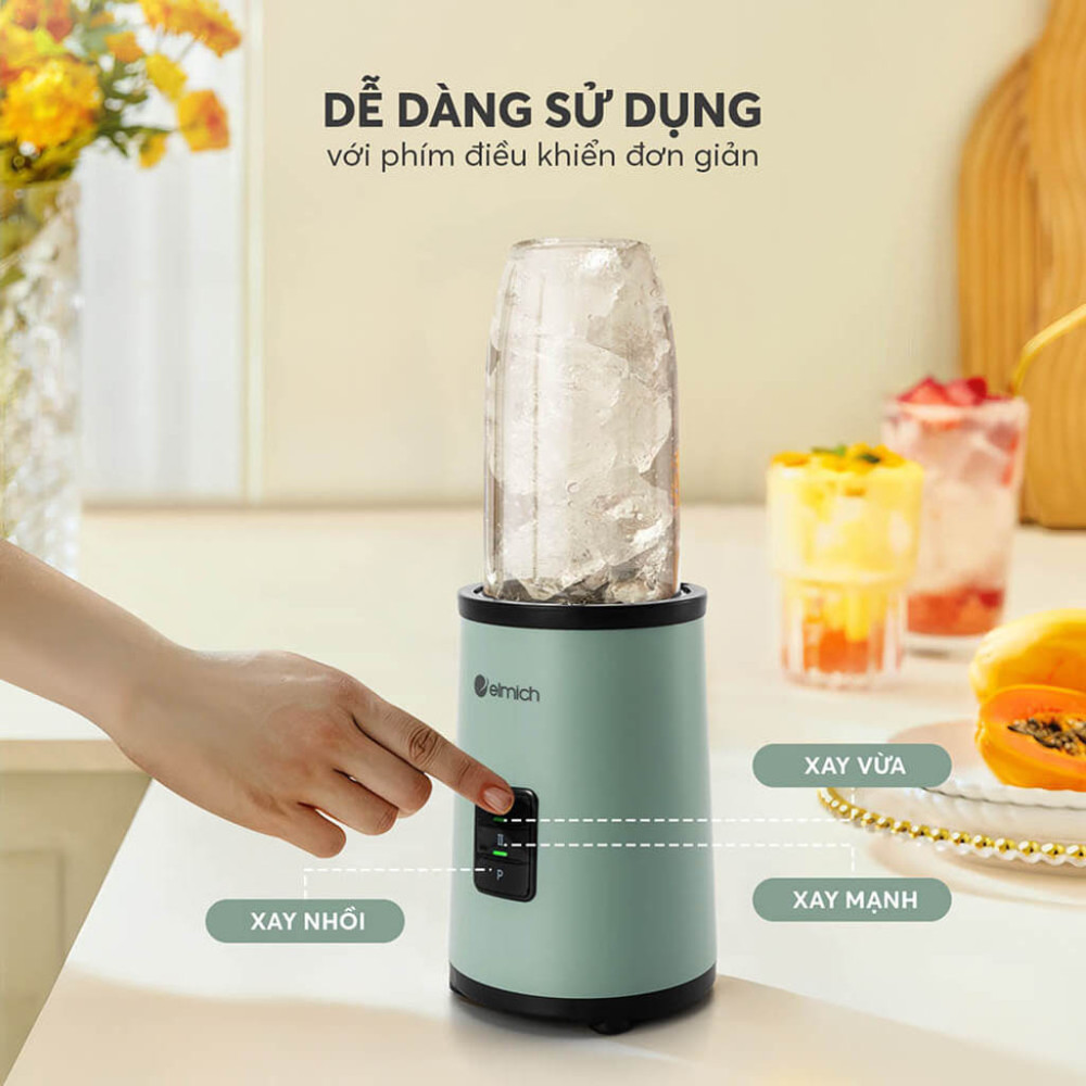 Máy xay sinh tố Elmich BLE-8718 - Hàng chính hãng