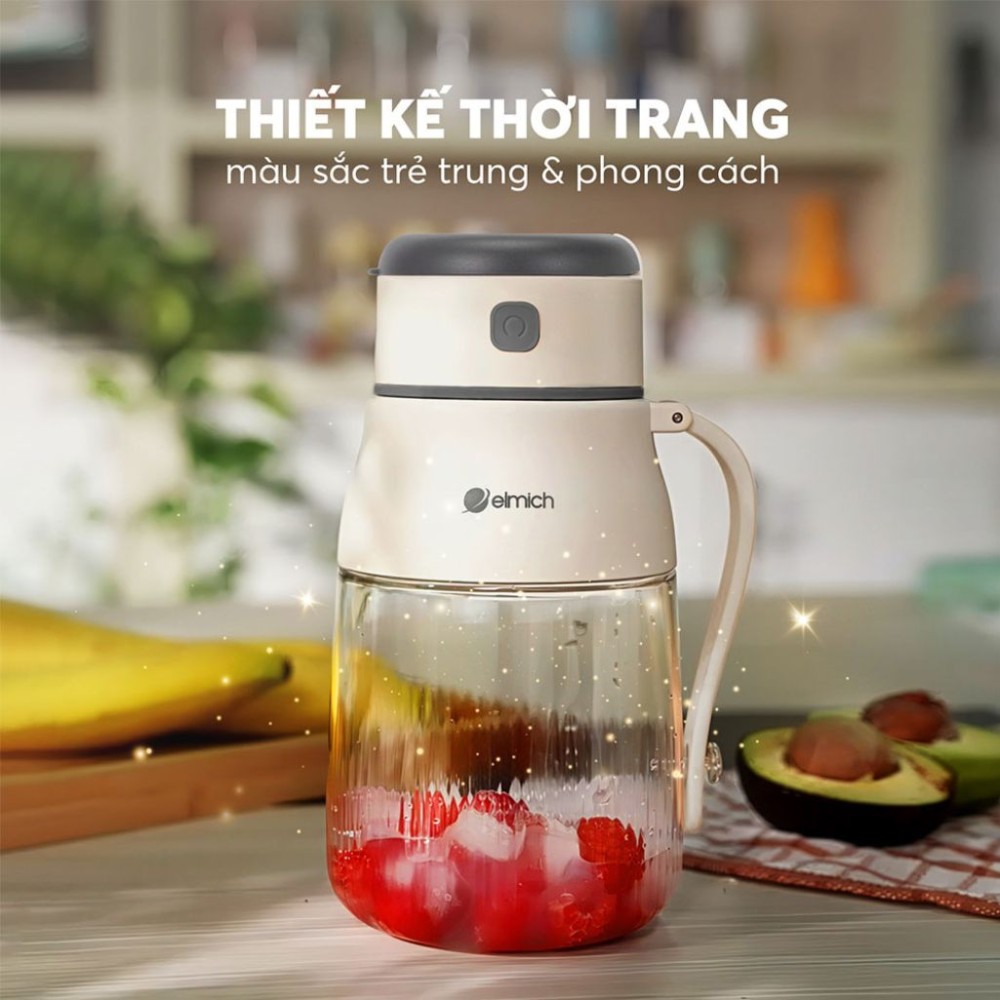 Máy xay sinh tố cầm tay Elmich BLE9213 - Hàng chính hãng