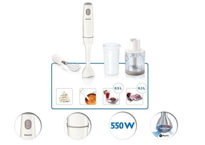 Máy xay sinh tố cầm tay Philips HR1603 