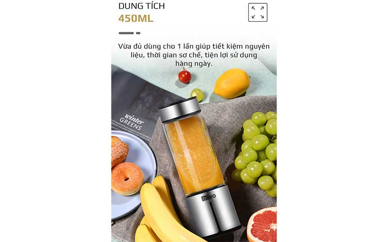 Máy xay sinh tố cầm tay Olivo PB01 - Hàng chính hãng