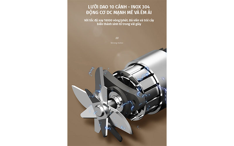 Máy xay sinh tố cầm tay Snapbee PJ400 - Hàng chính hãng