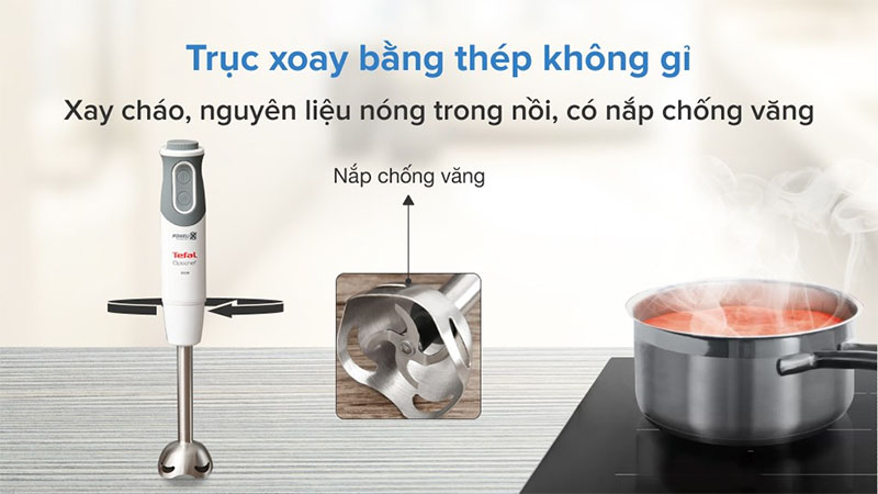 Máy xay sinh tố cầm tay Tefal HB643138 - Hàng chính hãng
