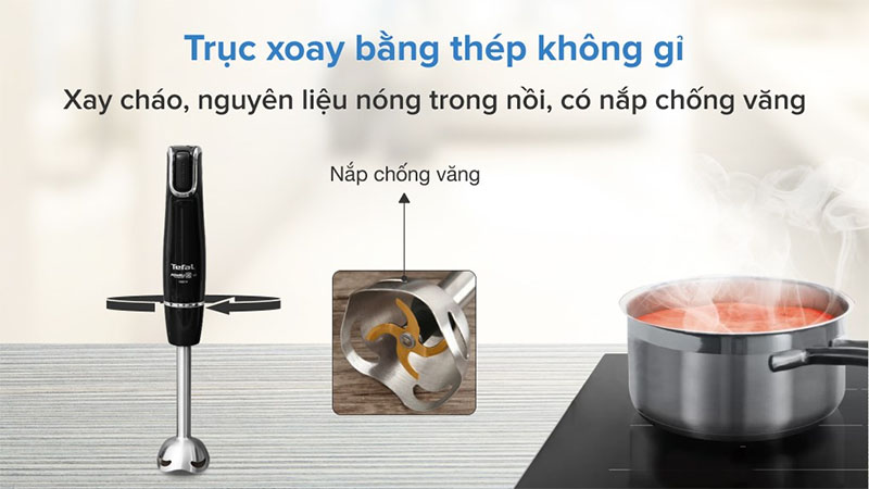 Máy xay sinh tố cầm tay Tefal HB943838 - Hàng chính hãng