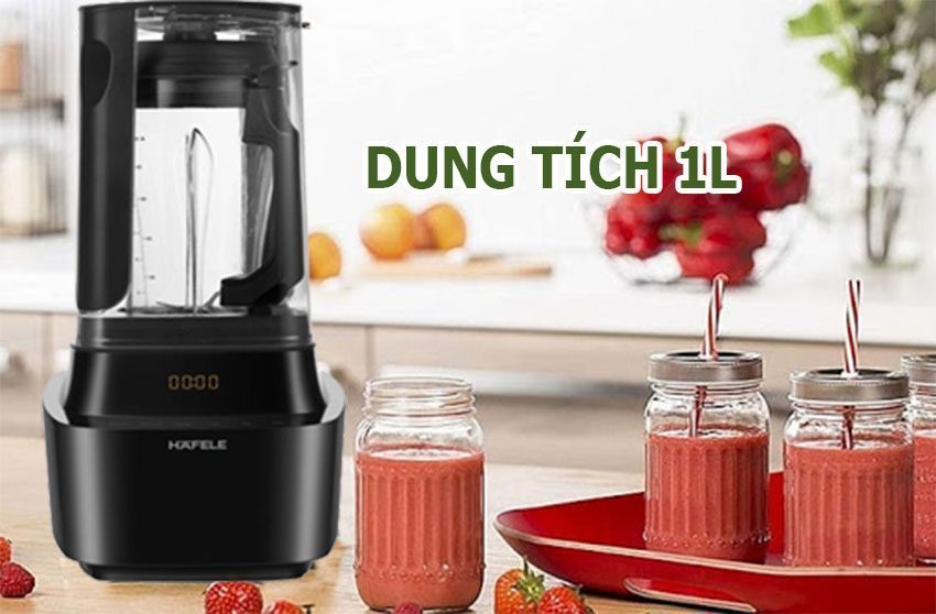 Máy xay sinh tố chân không Hafele BR230-19E00 535.43.271 có dung tích 1 lít