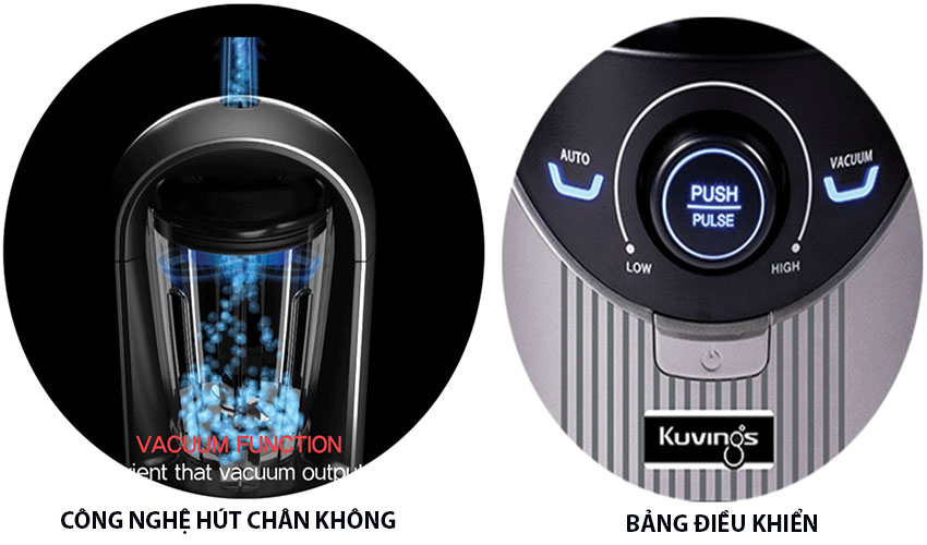 Máy xay sinh tố chân không Kuvings KV-200 - Hàng chính hãng