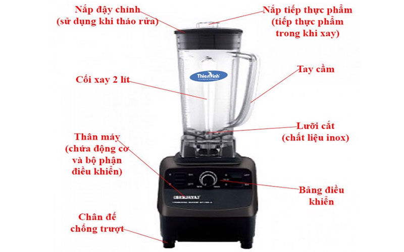 Máy xay sinh tố công nghiệp Berjaya CB2L-EC - Hàng chính hãng