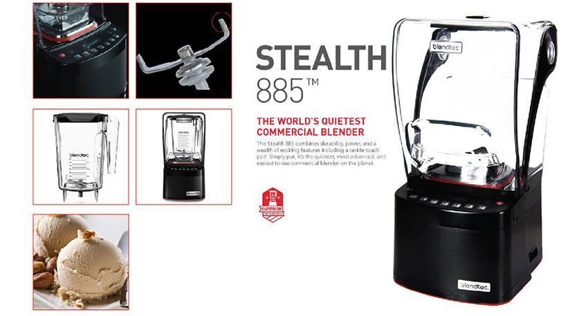 Máy xay sinh tố Blendtec STEALTH 885 220V - Hàng chính hãng