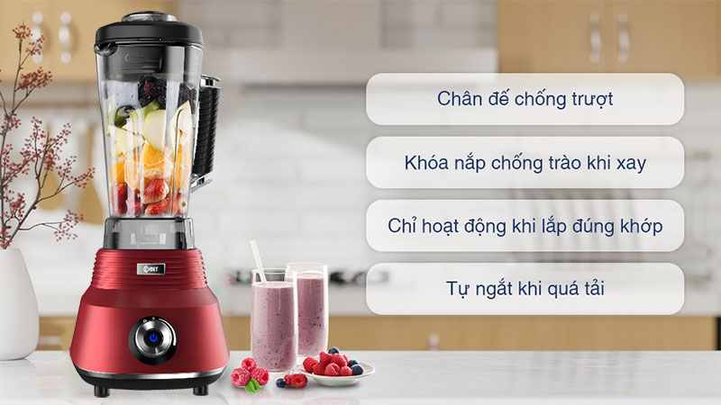 Máy xay sinh tố công nghiệp Comet CM9768 - Hàng chính hãng
