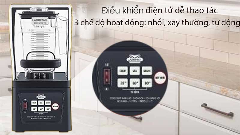 Máy xay sinh tố công nghiệp Ladomax HA-9118 - Hàng chính hãng