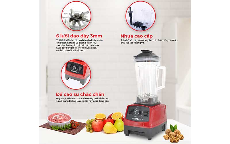 Máy xay sinh tố công nghiệp Perfect PF-ST05 - Hàng chính hãng