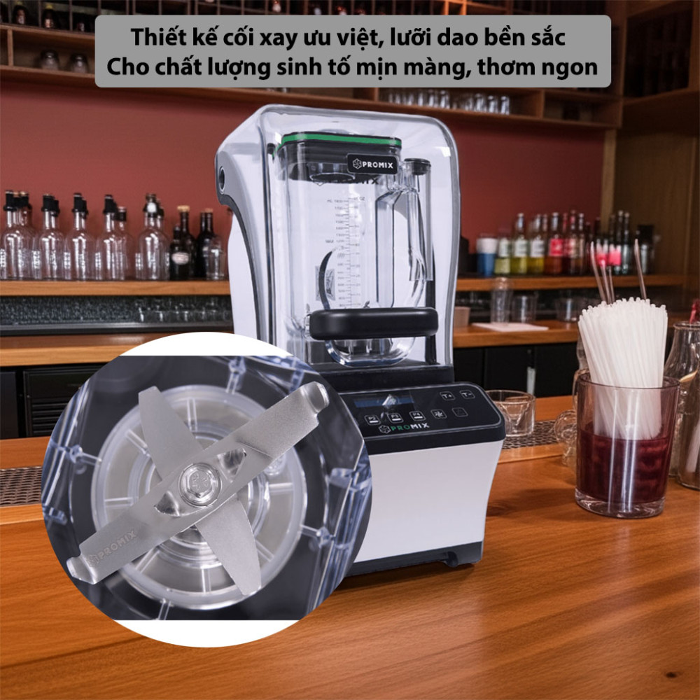 Máy xay sinh tố công nghiệp Promix PM-1080 - Hàng chính hãng