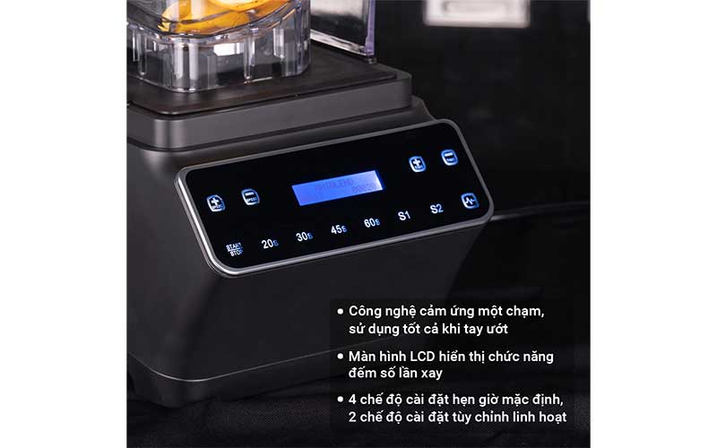 Bảng điều khiển của Máy xay sinh tố công nghiệp Uniblend One