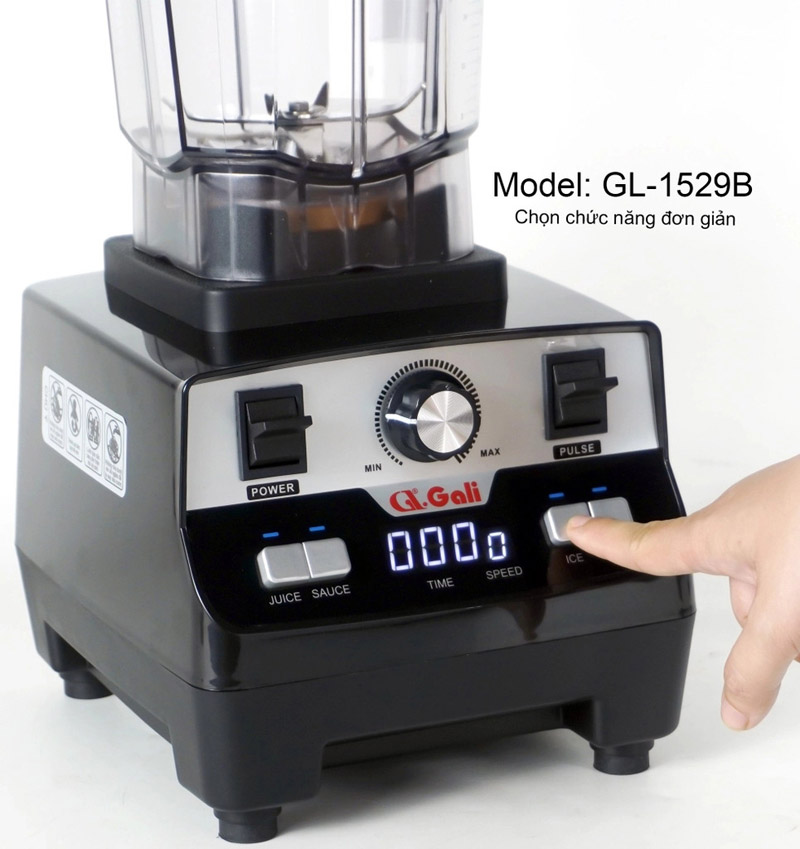 Máy xay sinh tố công nghiệp Gali GL-1529B - Hàng chính hãng