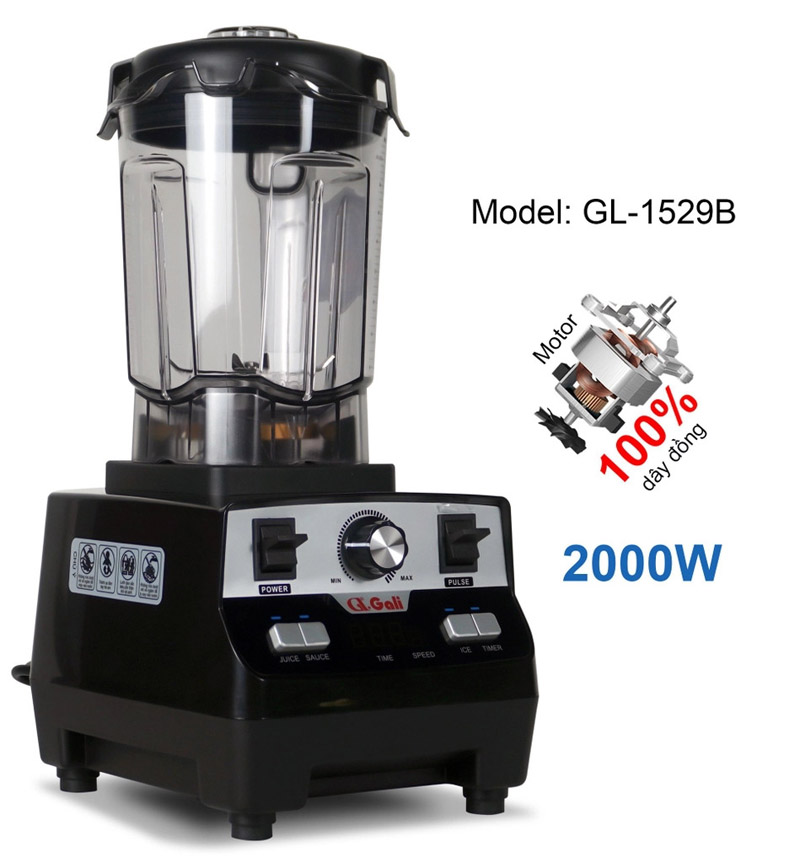 Máy xay sinh tố công nghiệp Gali GL-1529B - Hàng chính hãng