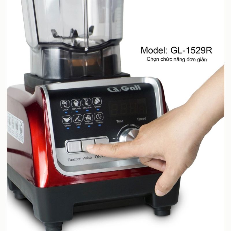 Máy xay sinh tố công nghiệp Gali GL-1529R - Hàng chính hãng