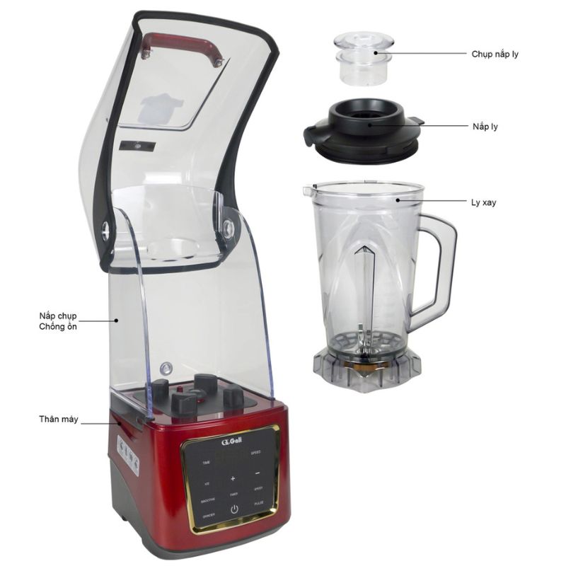 Máy sinh tố công nghiệp Gali GL-1530R - Hàng chính hãng