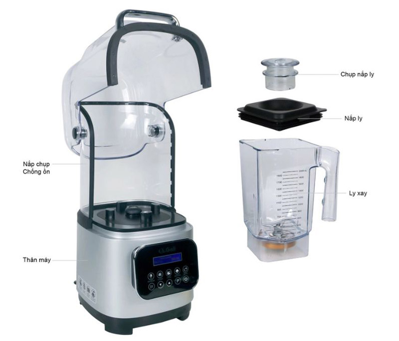 Máy xay sinh tố công nghiệp Gali GL-1530S - Hàng chính hãng