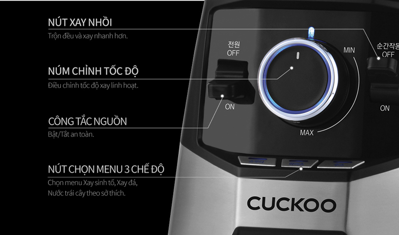 Máy xay sinh tố Cuckoo CFM-E200XB - Hàng chính hãng