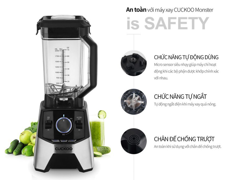 Máy xay sinh tố Cuckoo CFM-E200XB - Hàng chính hãng