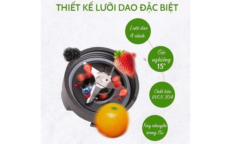 Máy xay sinh tố đa năng Seka HR2223 - Hàng chính hãng