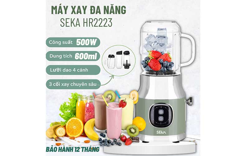 Máy xay sinh tố đa năng Seka HR2223 - Hàng chính hãng