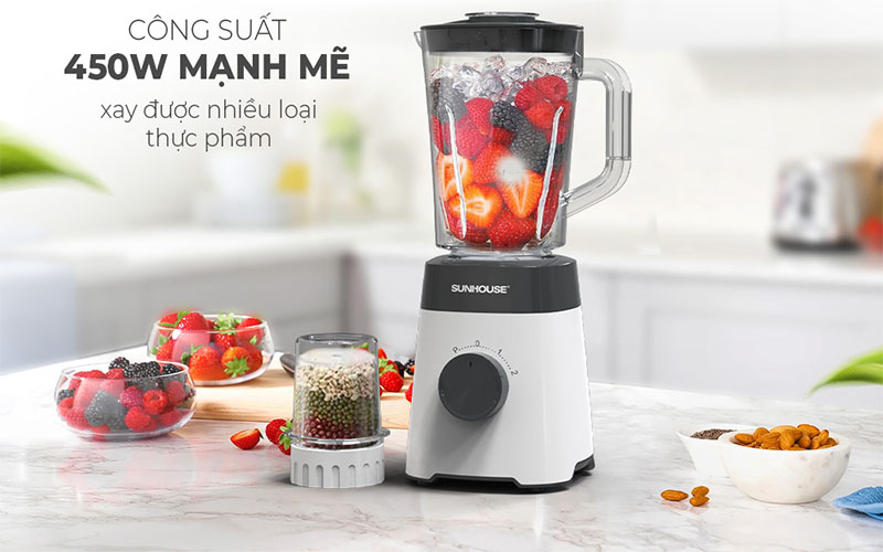 Máy xay sinh tố đa năng Sunhouse SHD5114 - Hàng chính hãng