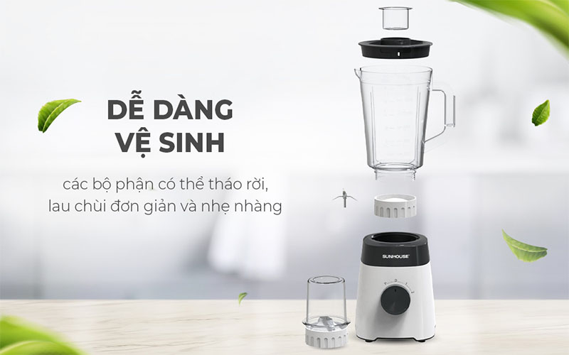 Máy xay sinh tố đa năng Sunhouse SHD5114 - Hàng chính hãng