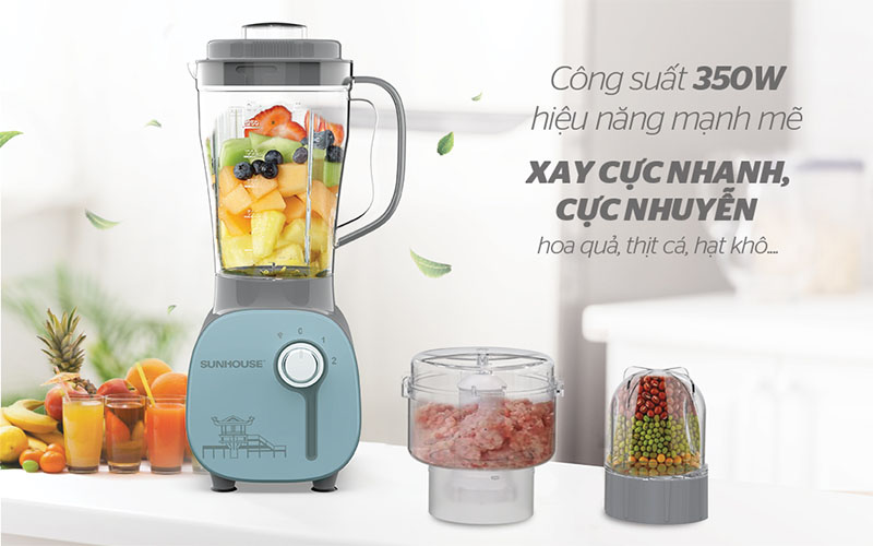 Công suất của Máy xay sinh tố đa năng Sunhouse SHD5312B