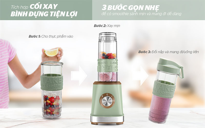 Máy xay sinh tố đa năng Sunhouse SHD5315G - Hàng chính hãng