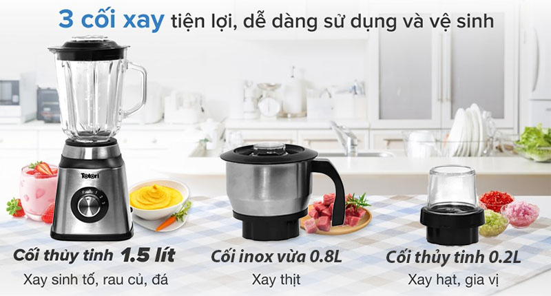 Máy xay sinh tố đa năng Totori TT-BL345 - Hàng chính hãng