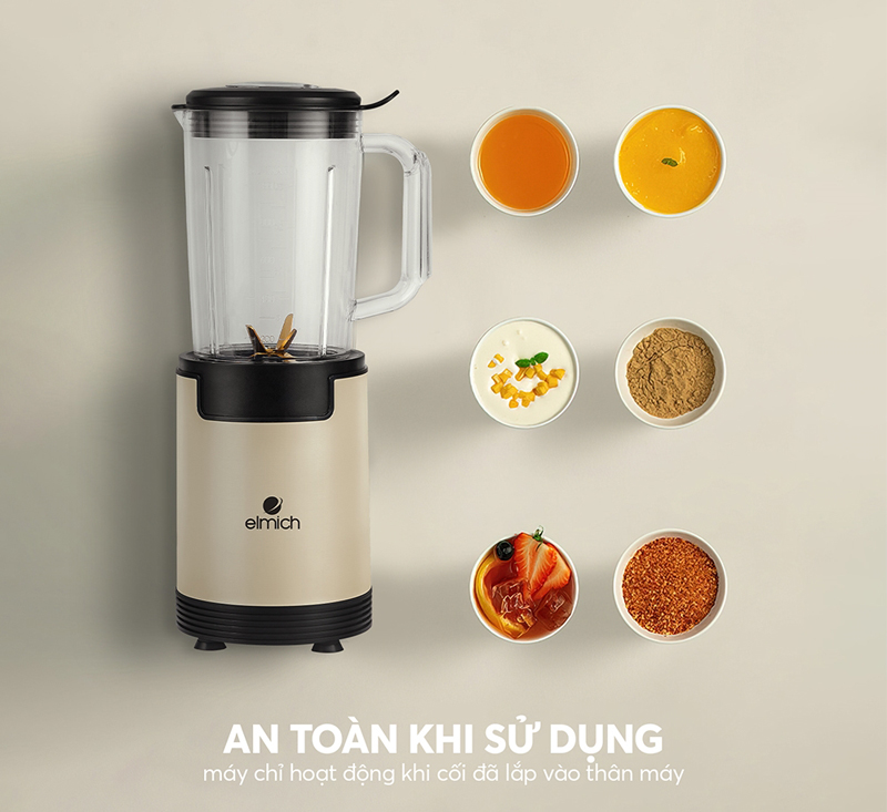 Máy xay sinh tố Elmich BLE-3888EY - Hàng chính hãng