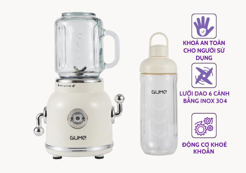 Máy xay sinh tố đa năng Gume GMB01 - Hàng chính hãng