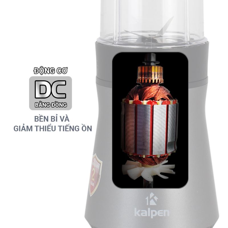 Động cơ đồng nguyên chất bền bỉ, êm ái