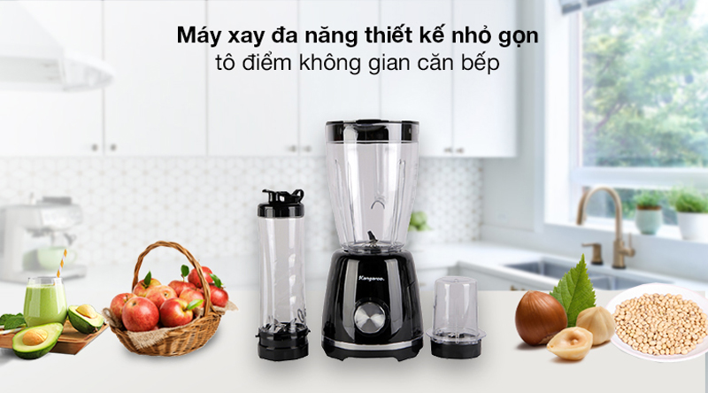 Máy xay sinh tố đa năng Kangaroo KG3B6 - Hàng chính hãng