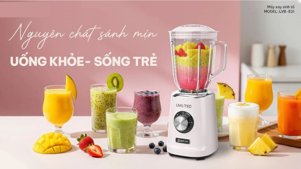 Máy xay sinh tố Livotec LVB-821P/W