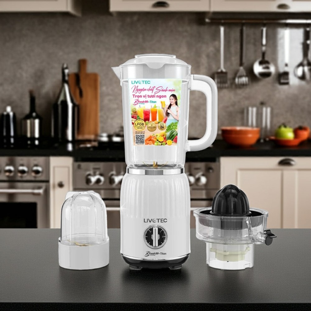 Máy xay sinh tố Livotec LVB-622P/W - Hàng chính hãng